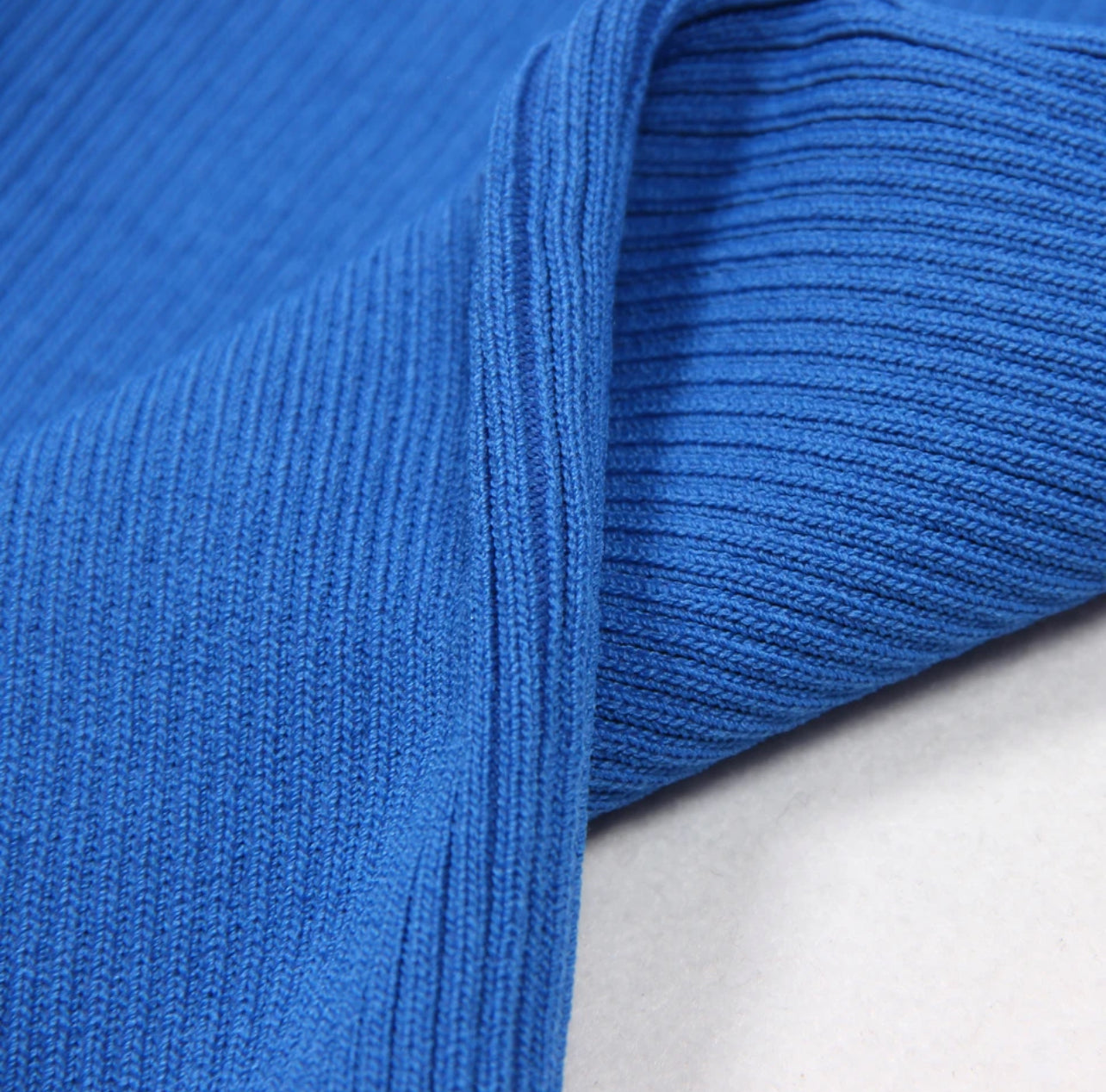 Blue - sexy short sleeves bodycon dress - detail